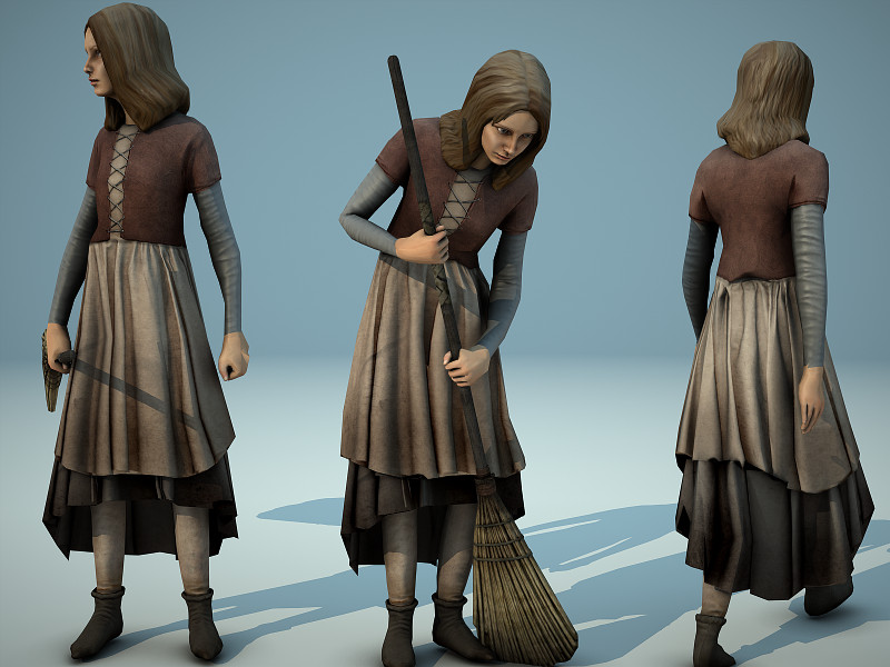Medieval Girl - Extended License by N/A