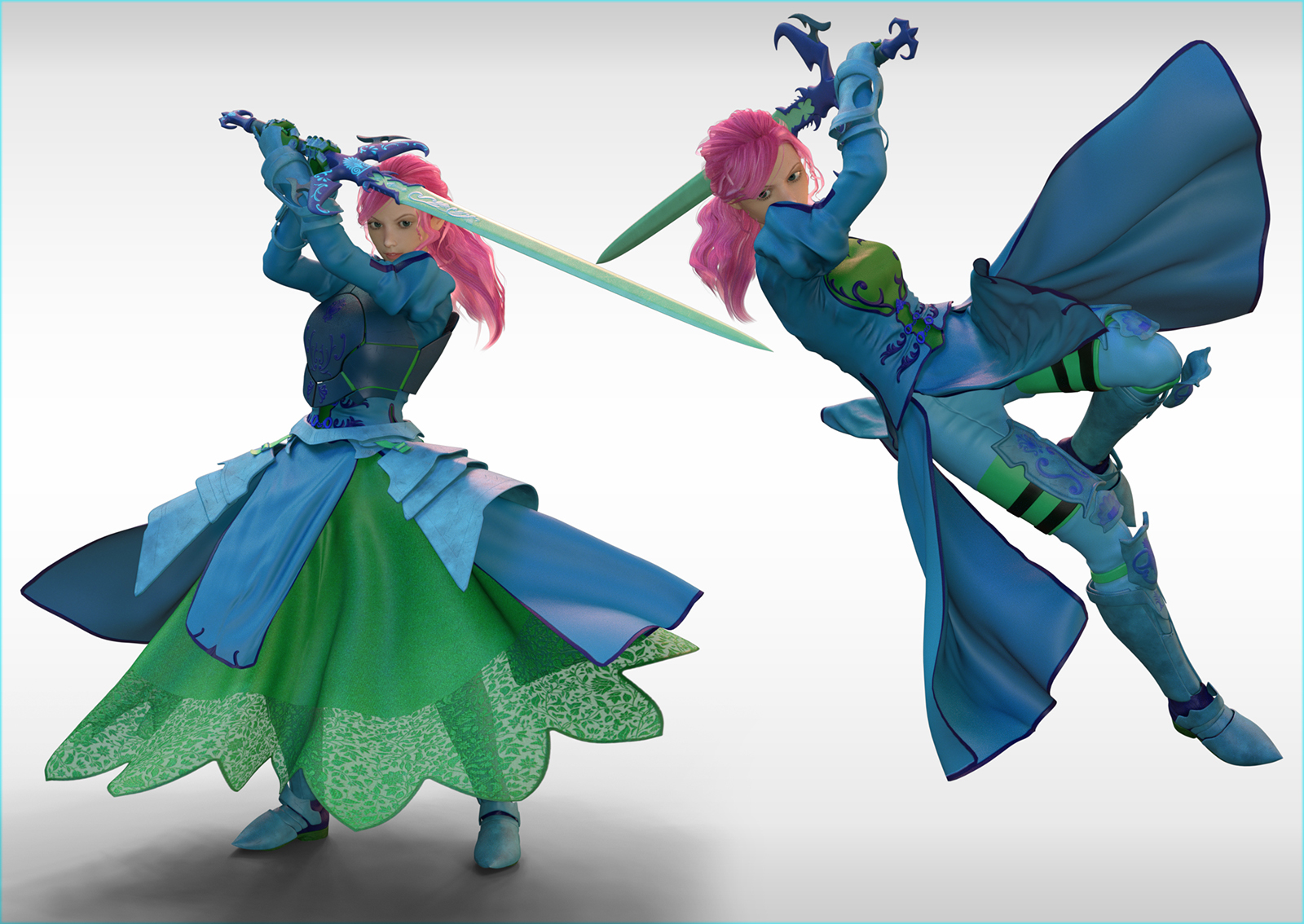 Rin Anime Armor for G3F by N/A