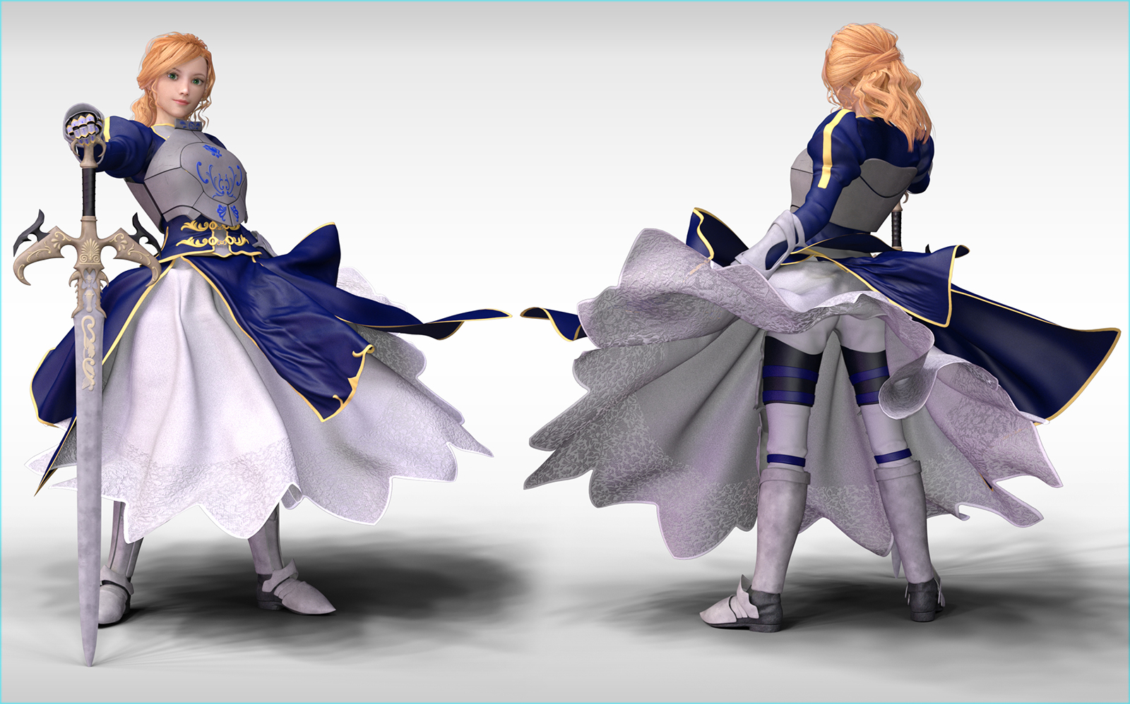 Rin Anime Armor for G3F by N/A