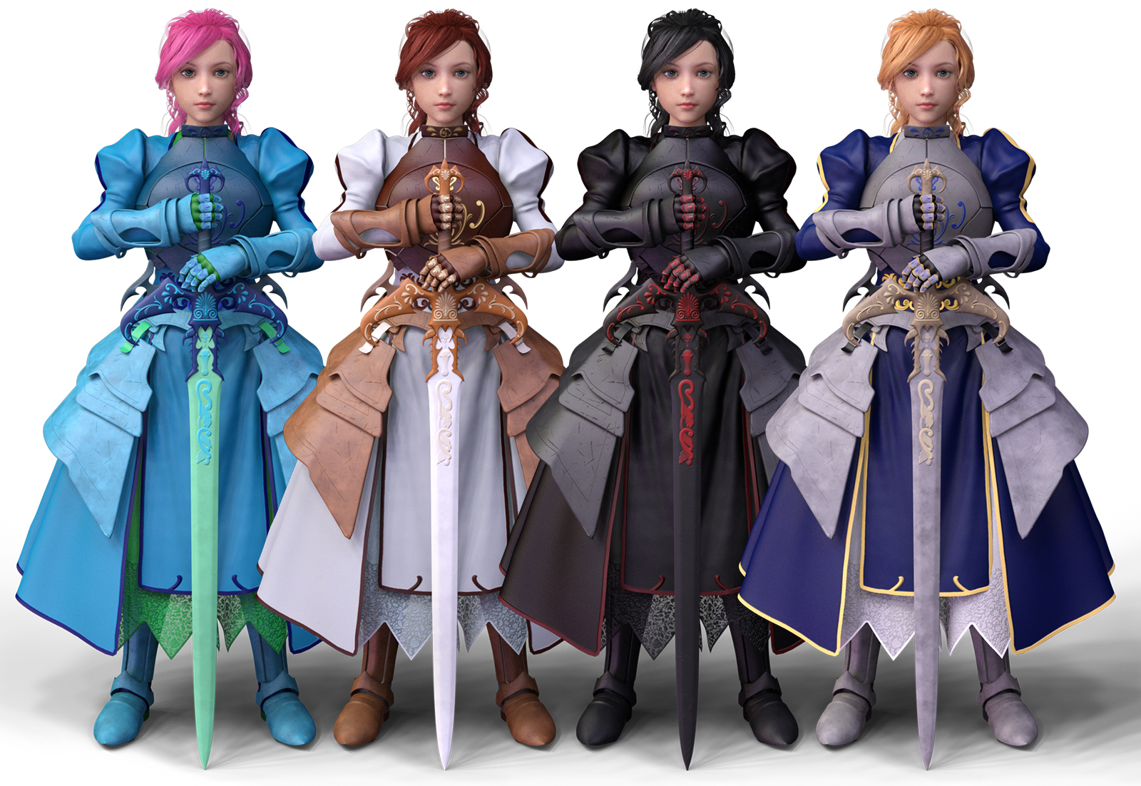 Rin Anime Armor for G3F by N/A