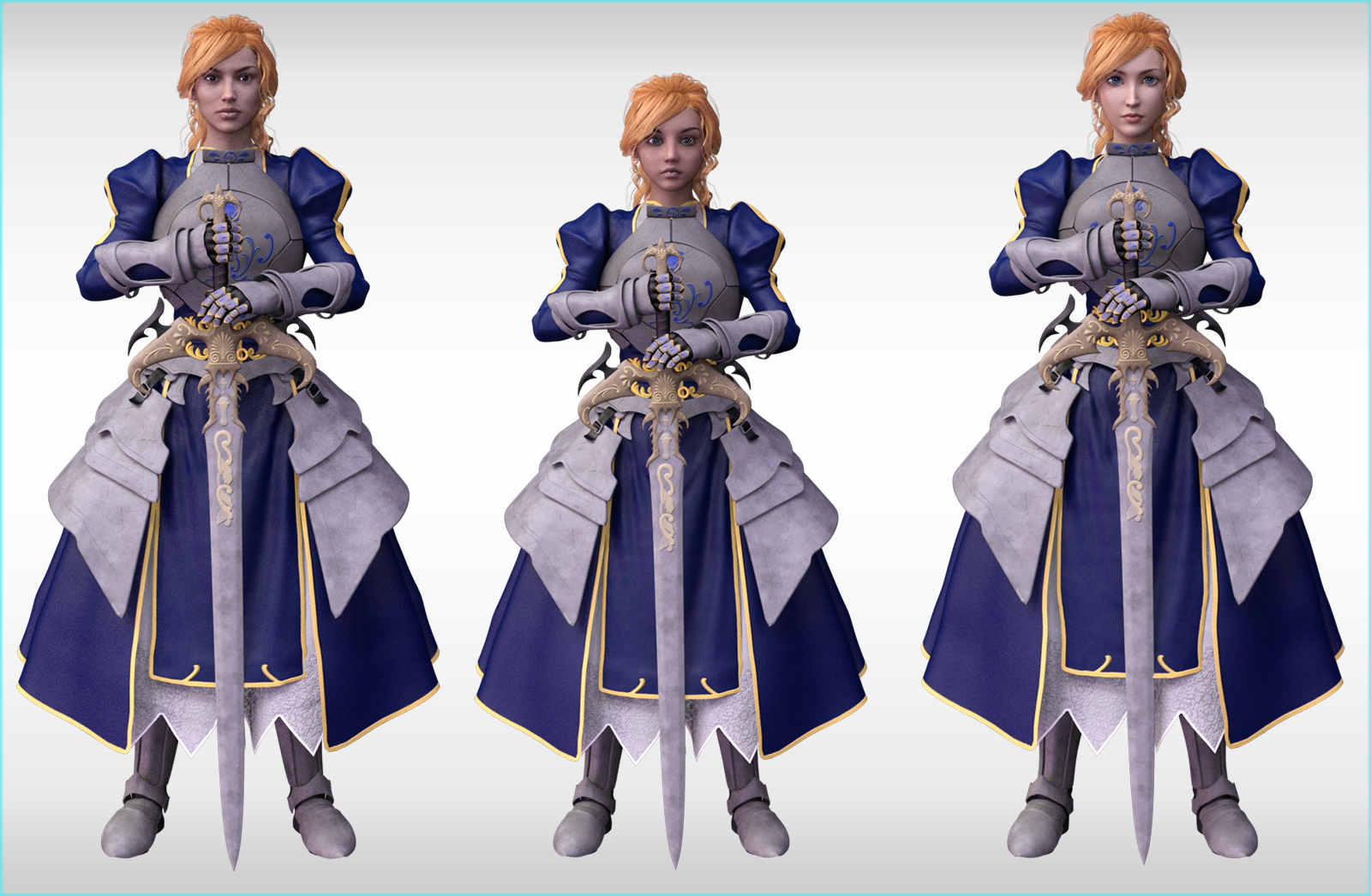 Rin Anime Armor for G3F by N/A