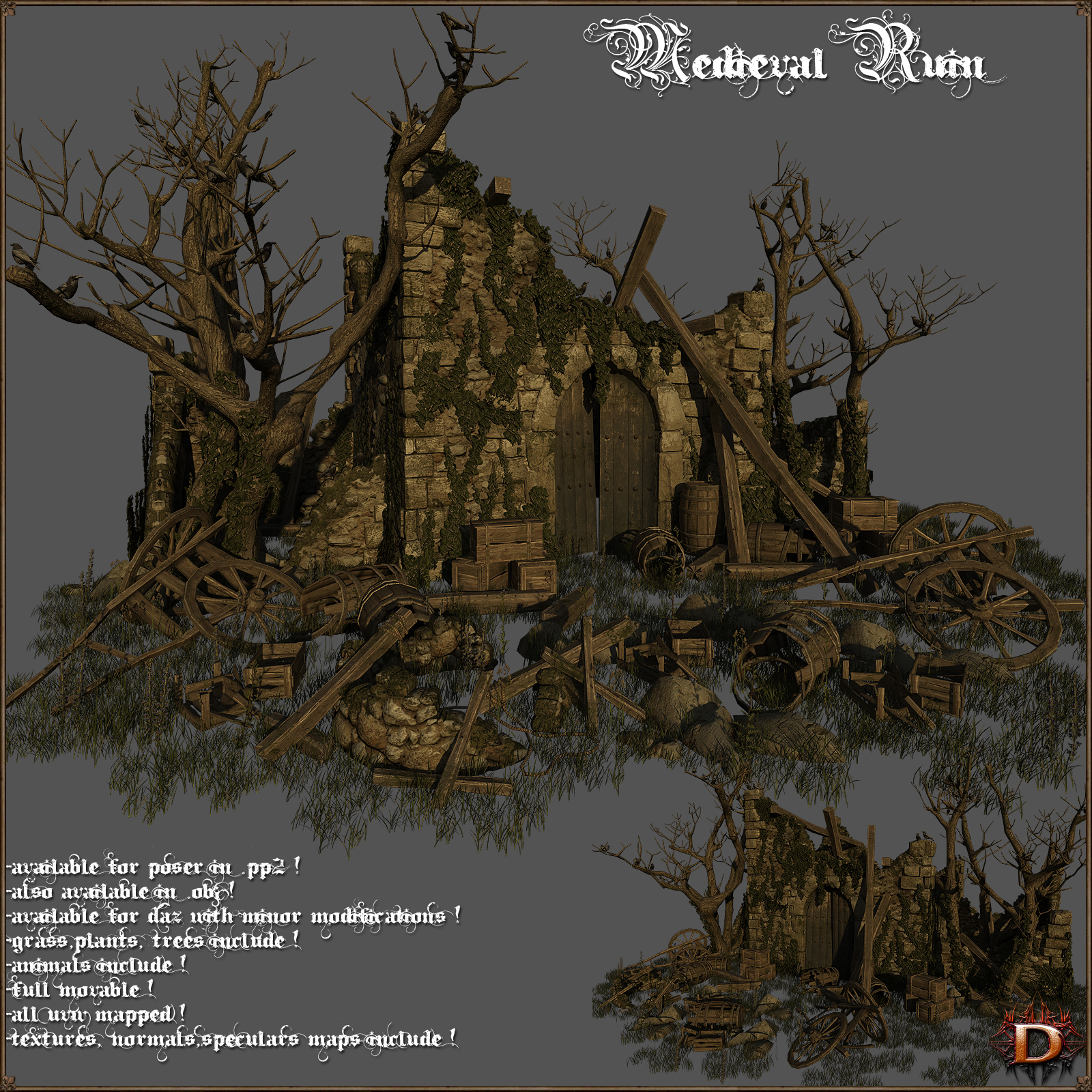 Medieval Ruin by N/A