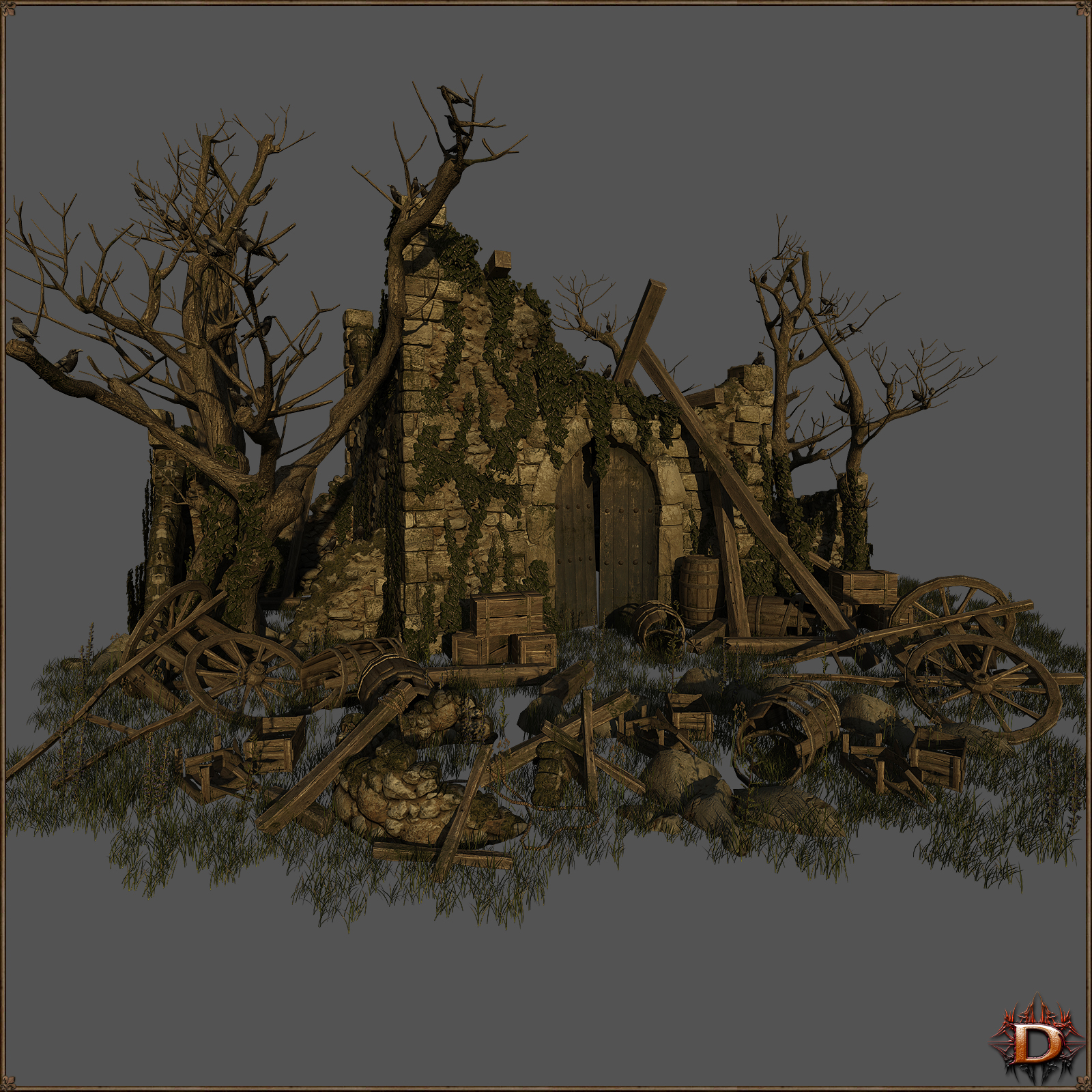 Medieval Ruin by N/A