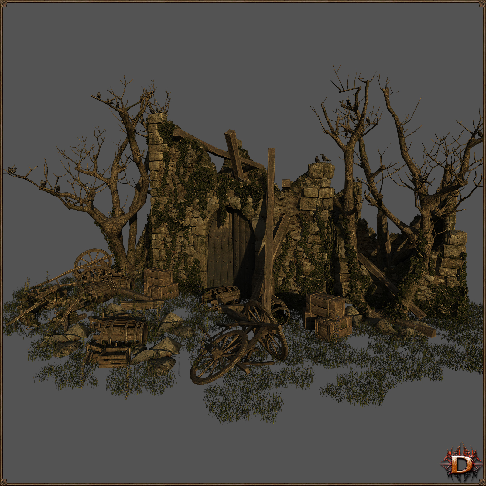 Medieval Ruin by N/A