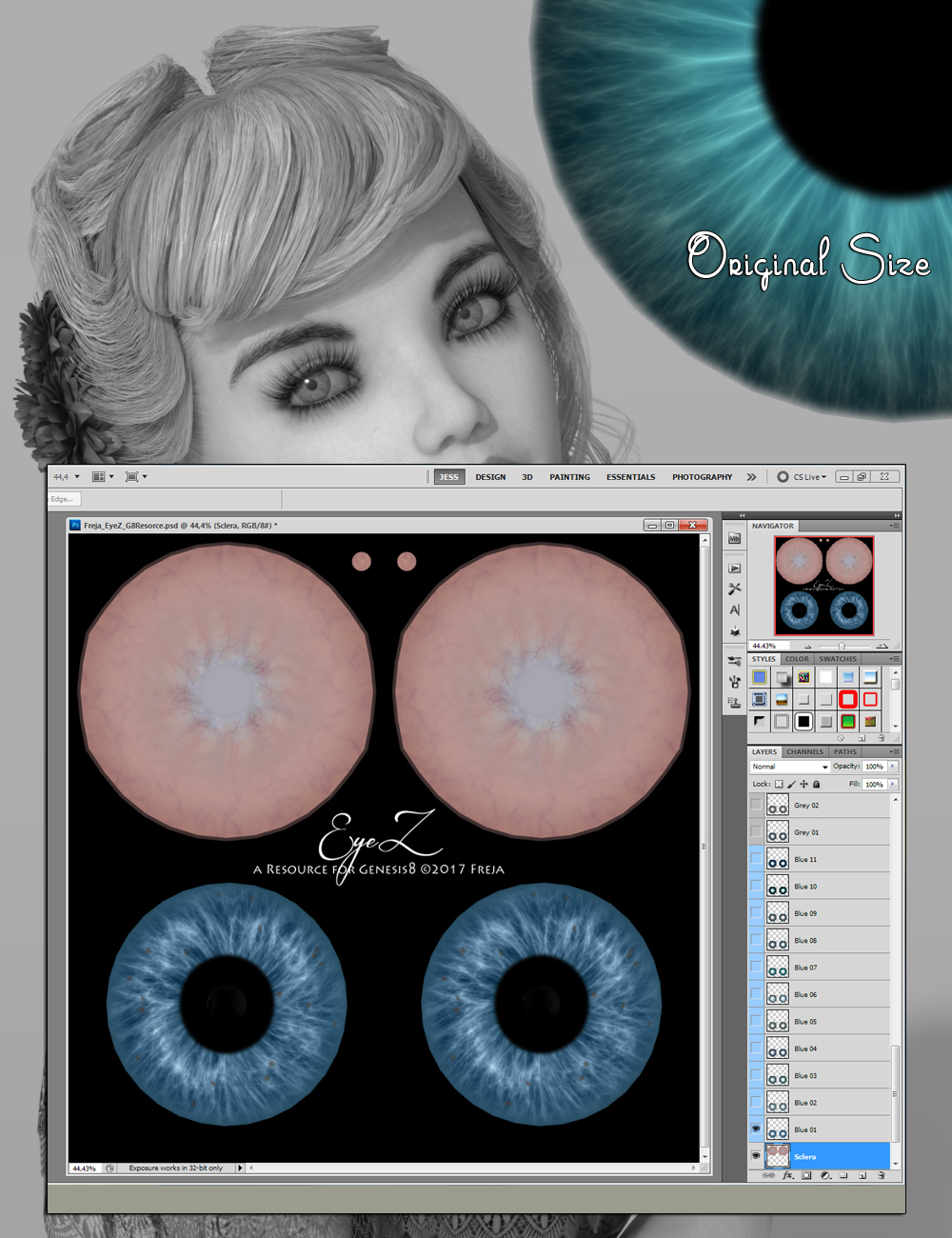 Eye.Z. For Genesis 8 by N/A