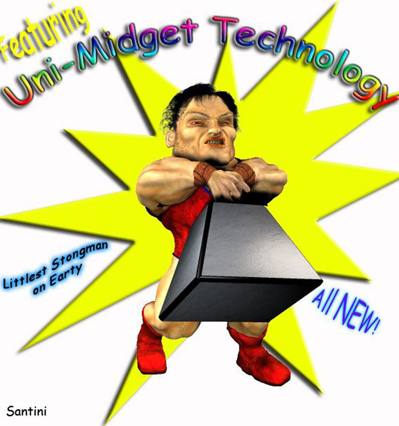 Cirque Du Macabre: Santini The Strong Man Uni-Dwarf Add-on by N/A