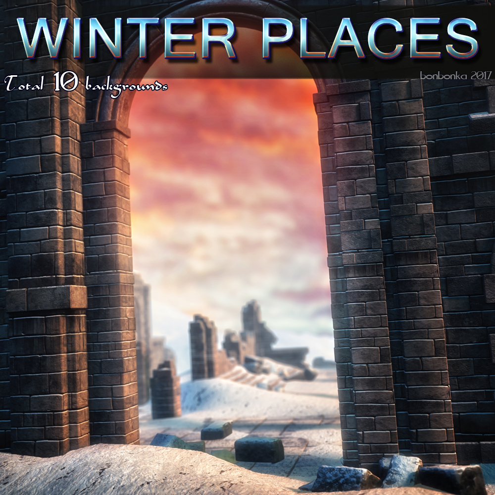 Winter Places - 2D Backgrounds by N/A