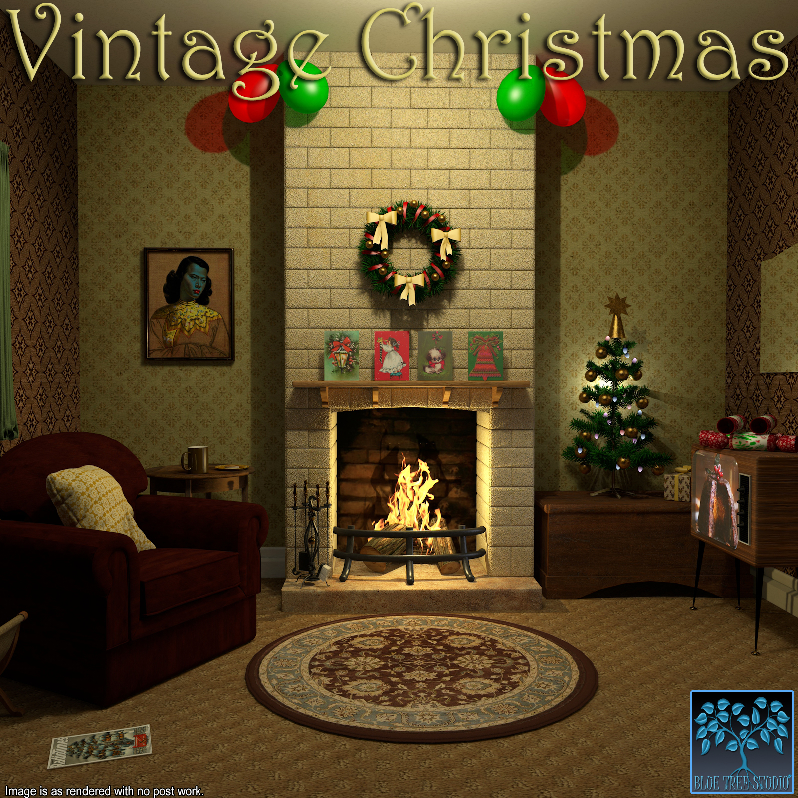 Vintage Christmas for Poser by N/A