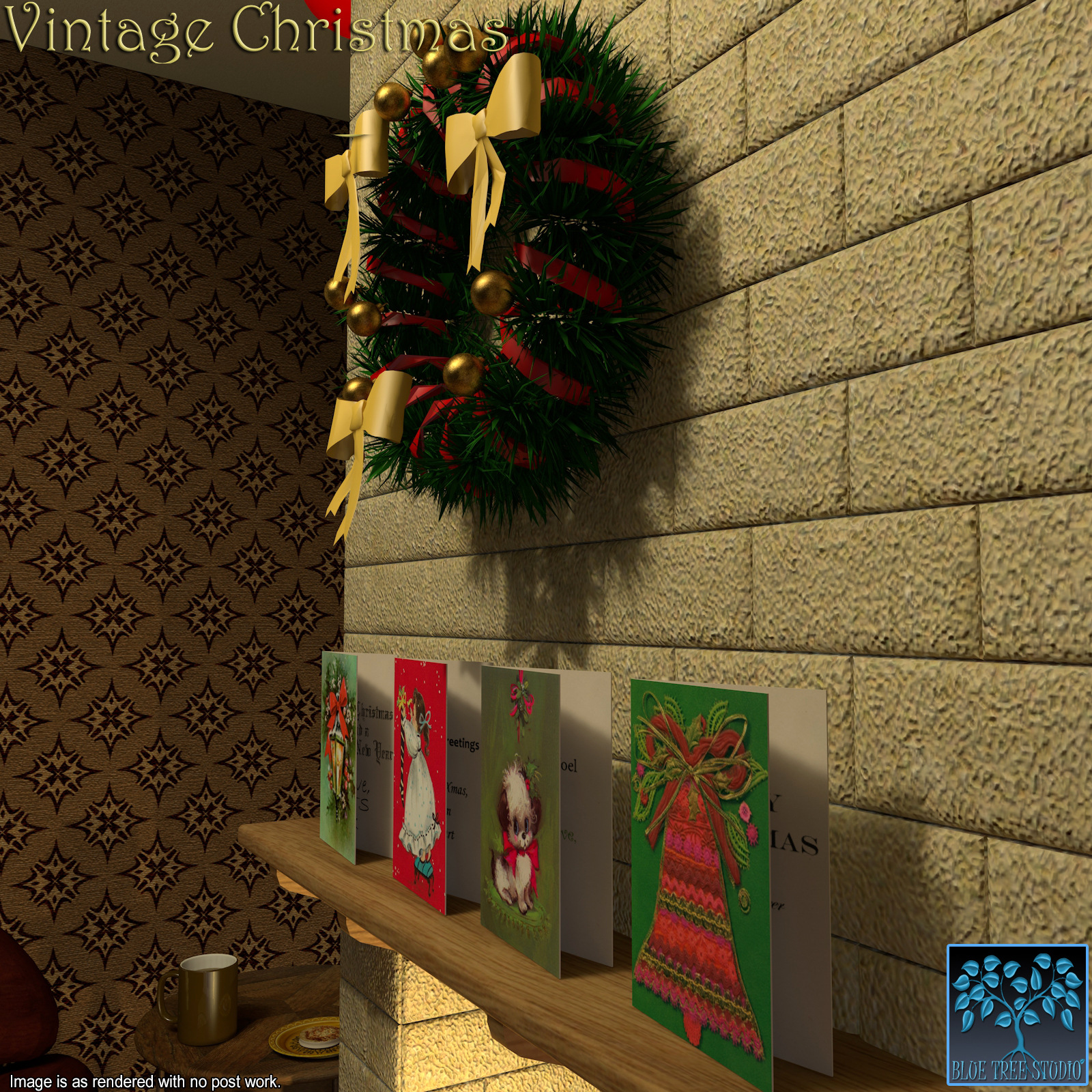 Vintage Christmas for Poser by N/A