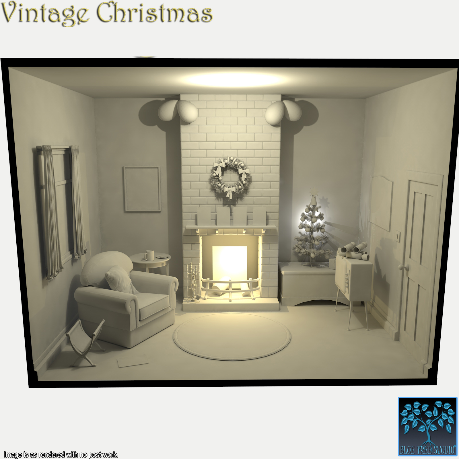 Vintage Christmas for Poser by N/A