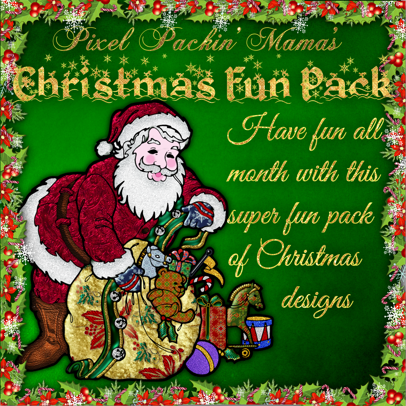 Pixel Packin Mamas Mega Christmas Fun Pack by N/A