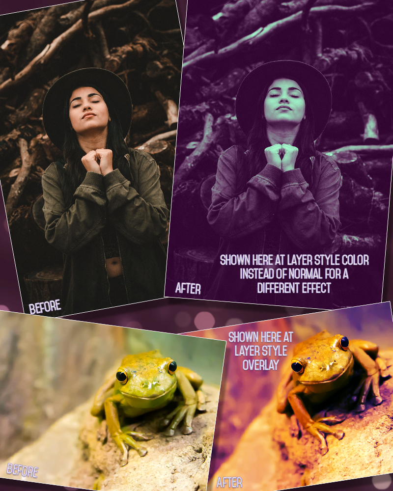 Two Toned Photoshop Actions by N/A
