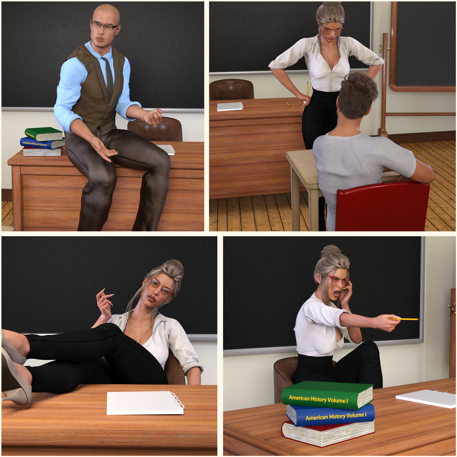 Z Fun Classroom - Daz Studio by N/A