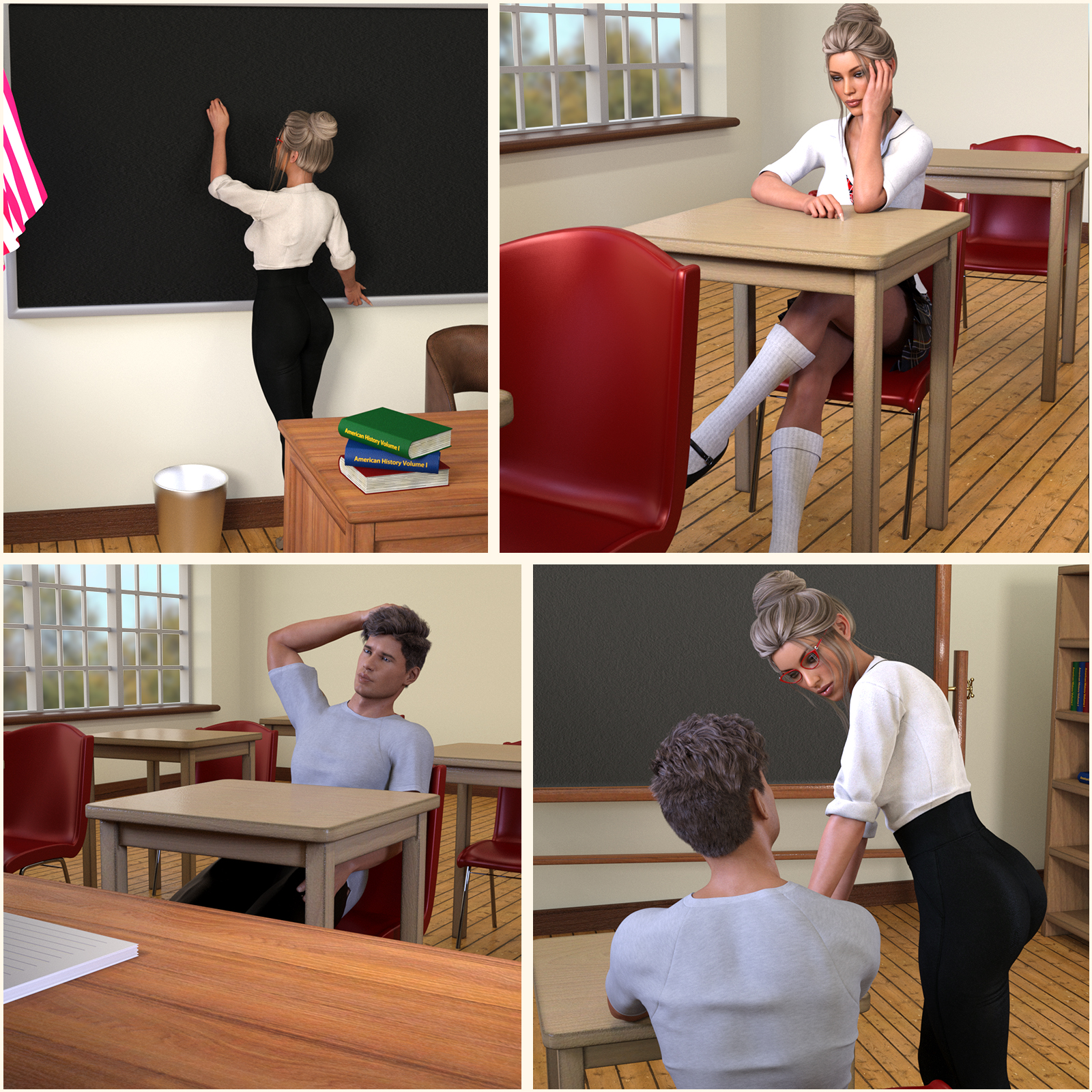 Z Fun Classroom - Daz Studio by N/A