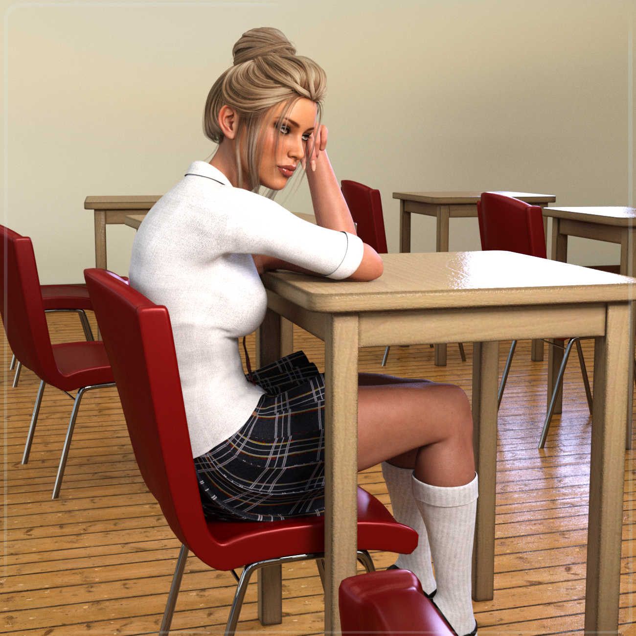 Z Fun Classroom - Daz Studio by N/A