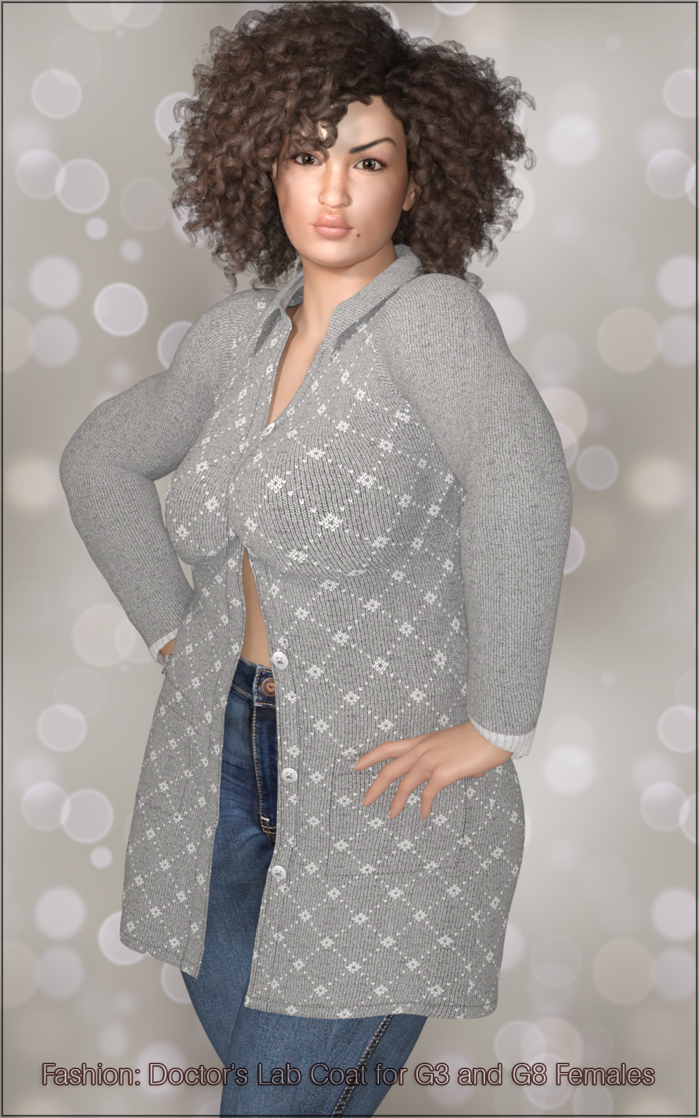 Fashion: Doctor's Lab Coat for G3 and G8 Females by N/A