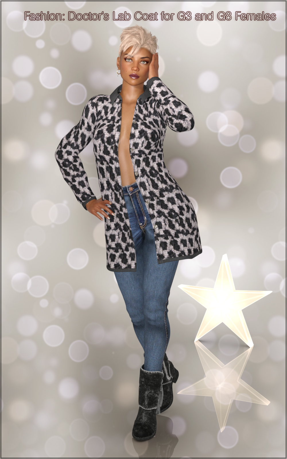 Fashion: Doctor's Lab Coat for G3 and G8 Females by N/A