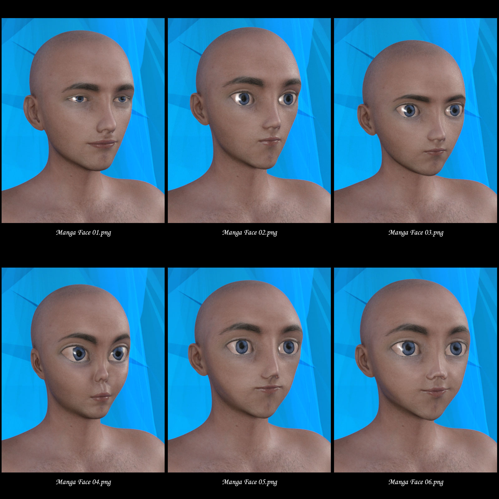 Manga Morphs for Genesis 8 Male by N/A