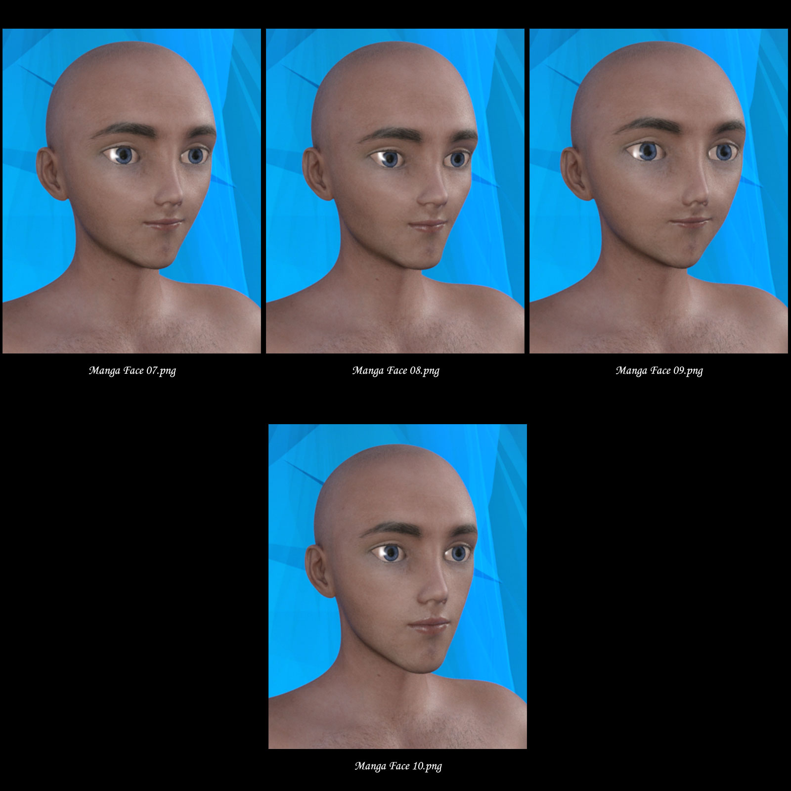 Manga Morphs for Genesis 8 Male by N/A