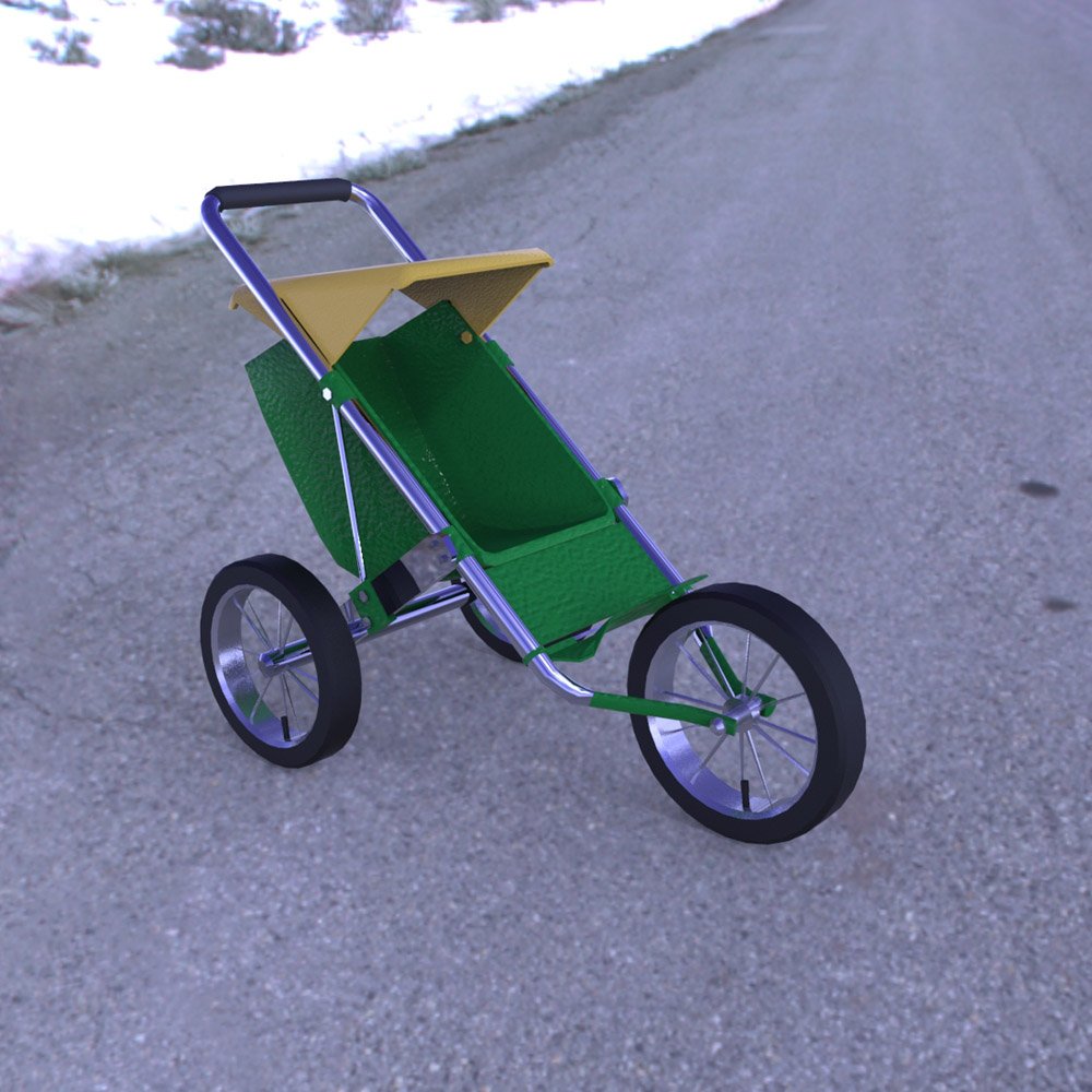 Stroller 2 - for DAZ Studio by N/A