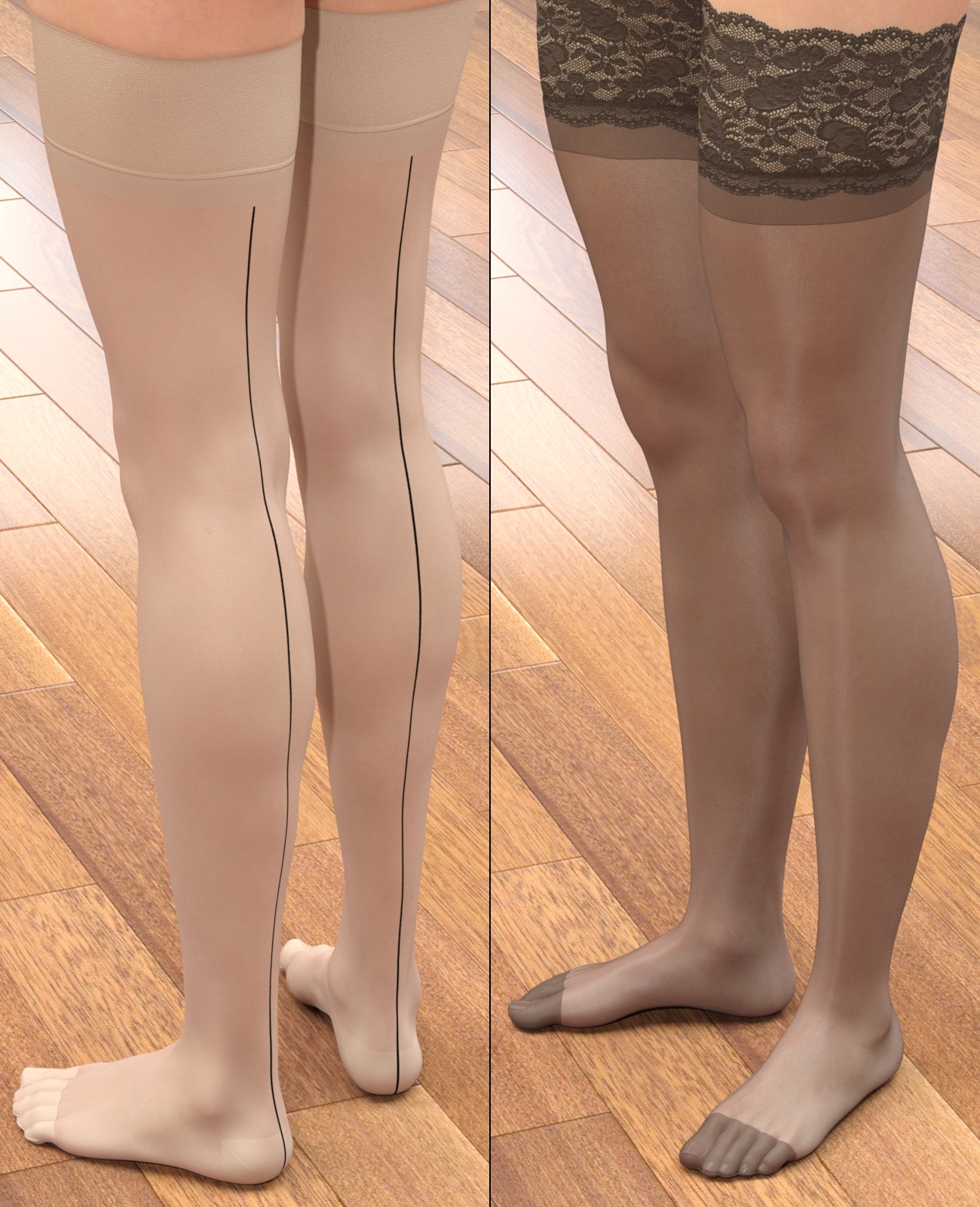 Stocking Settings For G3F G8F by N/A