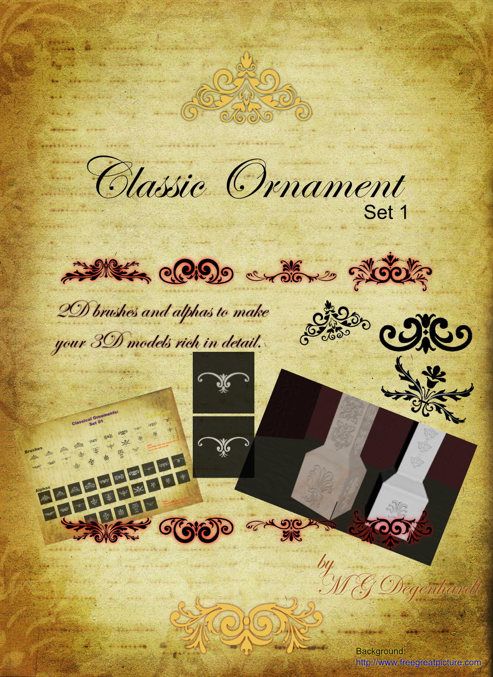 Classic Ornament - Set 1 by N/A