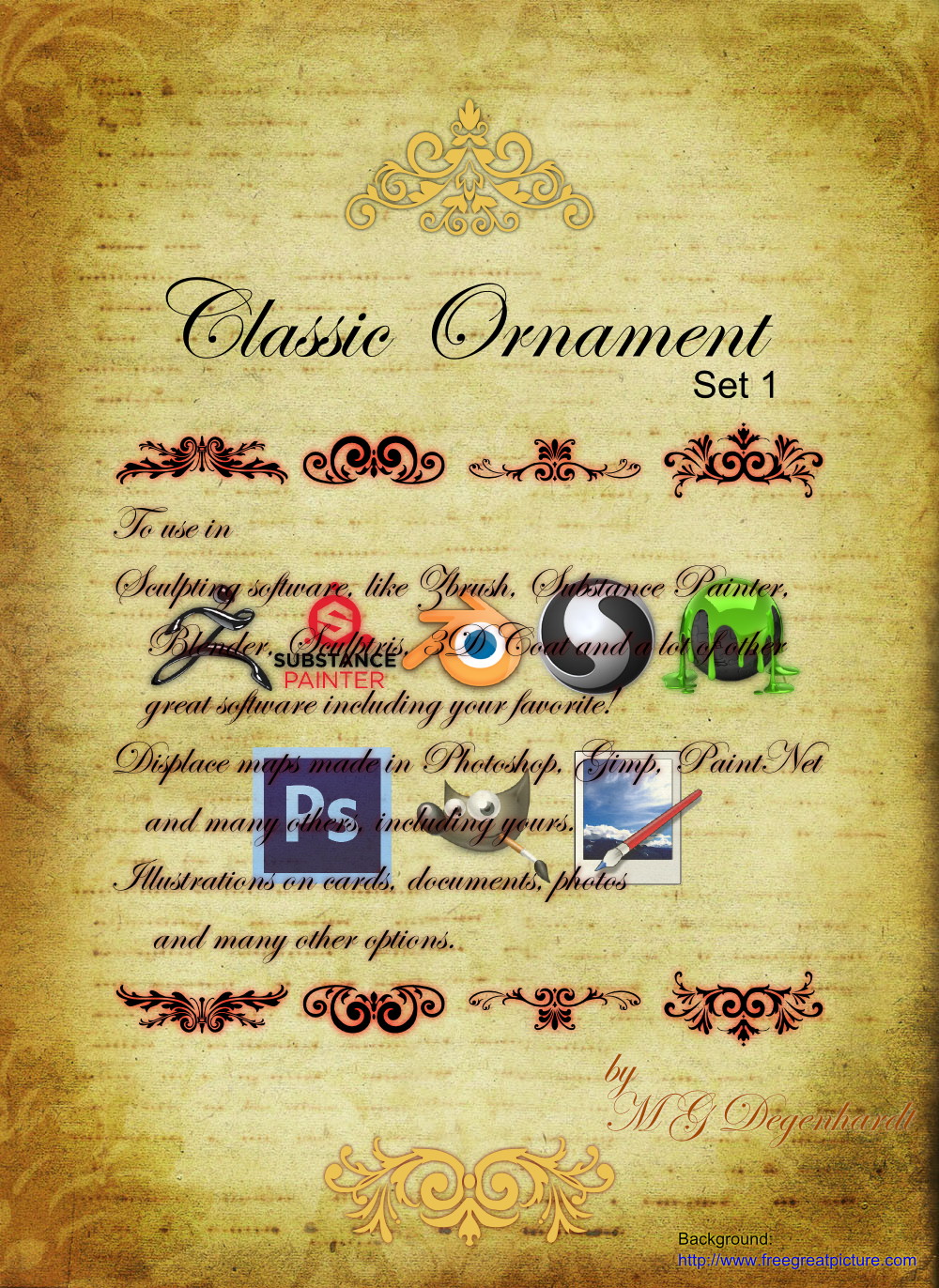 Classic Ornament - Set 1 by N/A