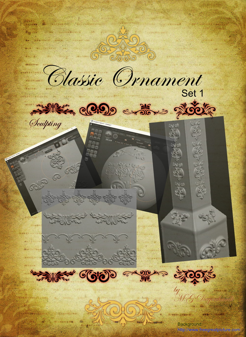 Classic Ornament - Set 1 by N/A