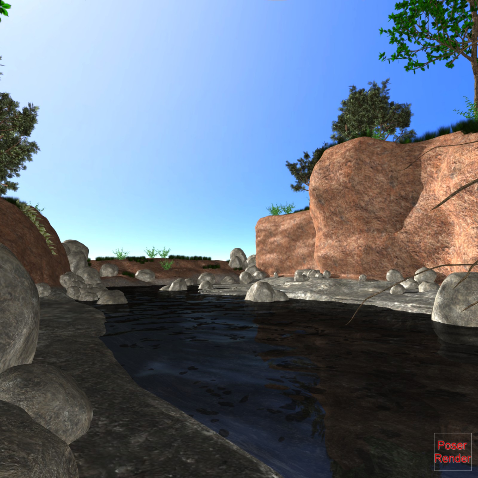 The creek Poser by N/A