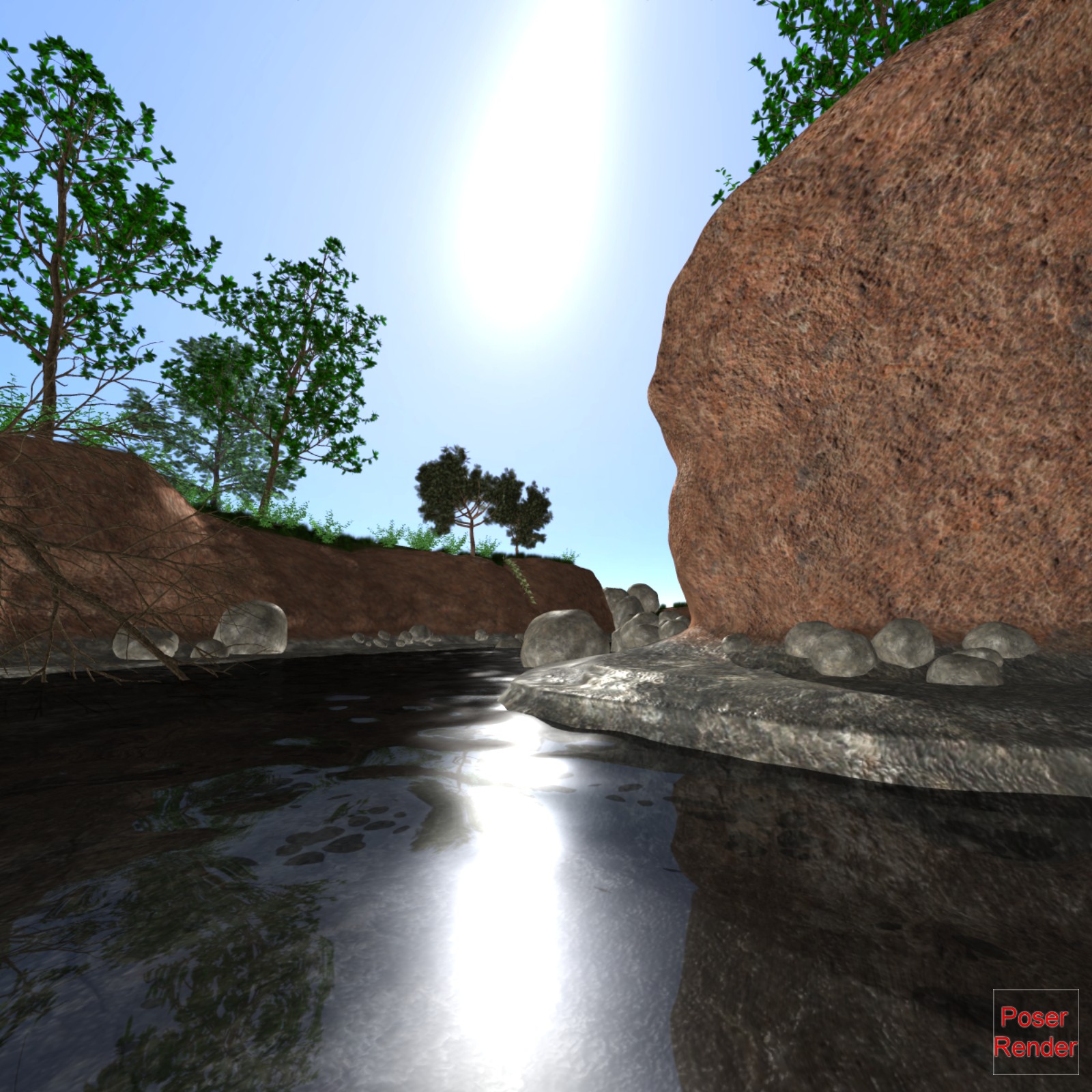 The creek Poser by N/A