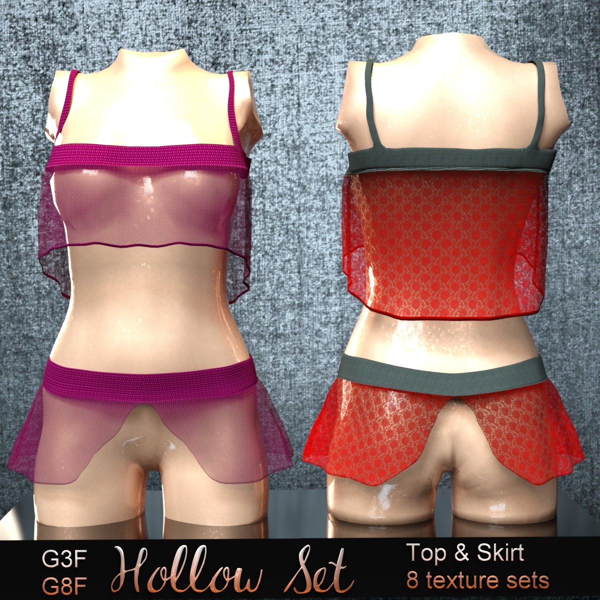 Hollow Set for G3F / G8F by N/A