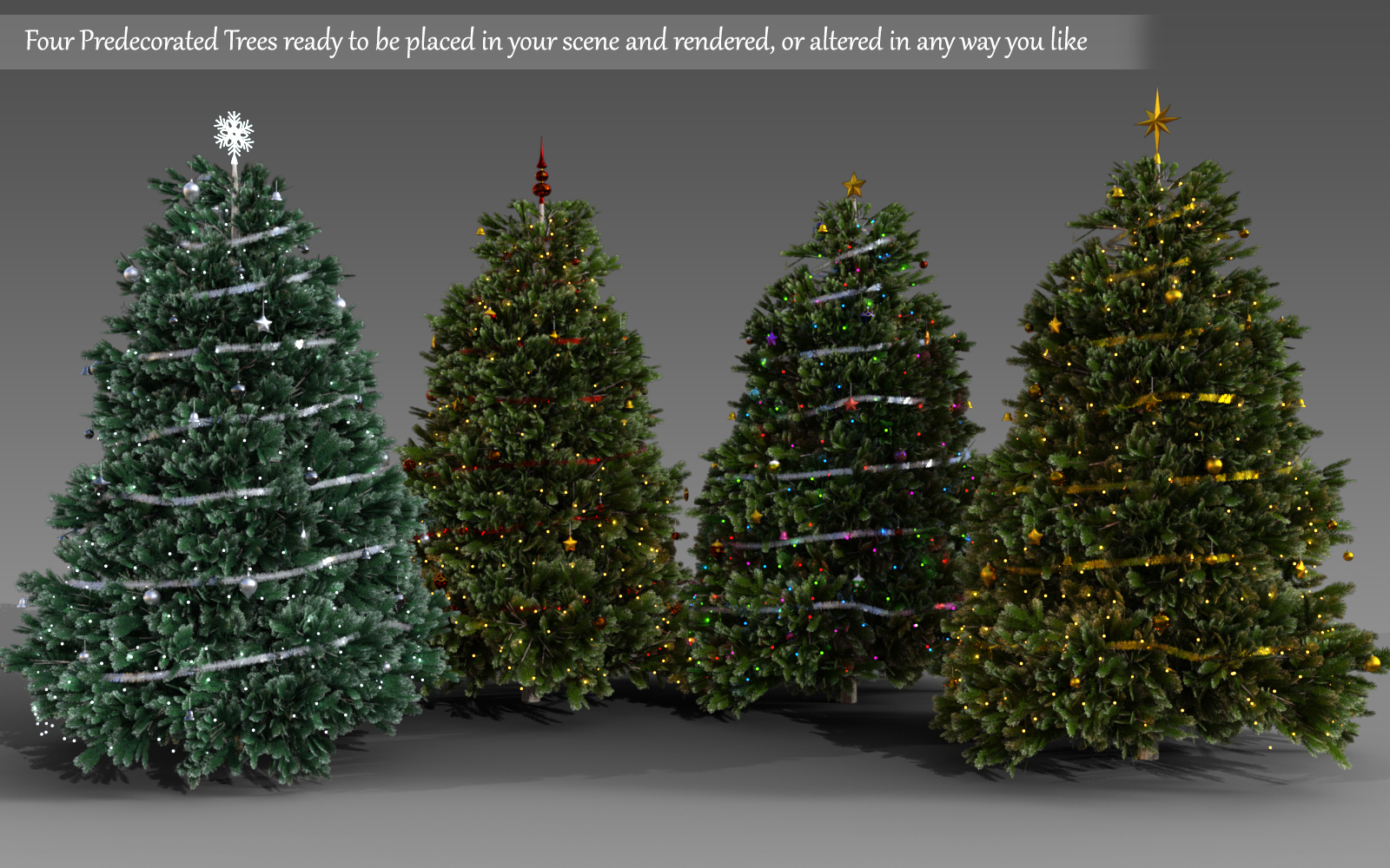 Christmas Tree Kit for Daz Studio Iray by N/A