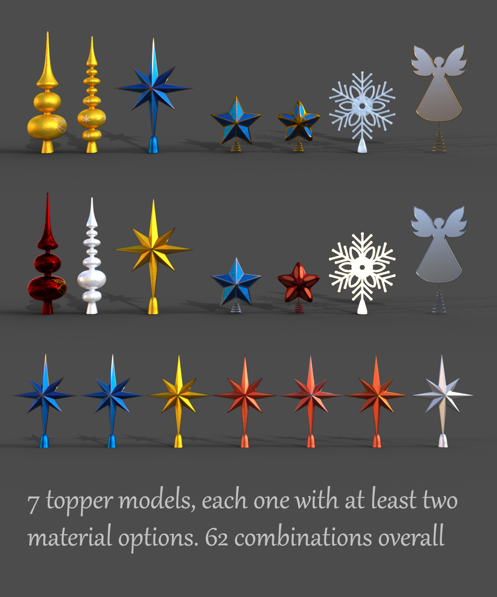 Christmas Tree Kit for Daz Studio Iray by N/A