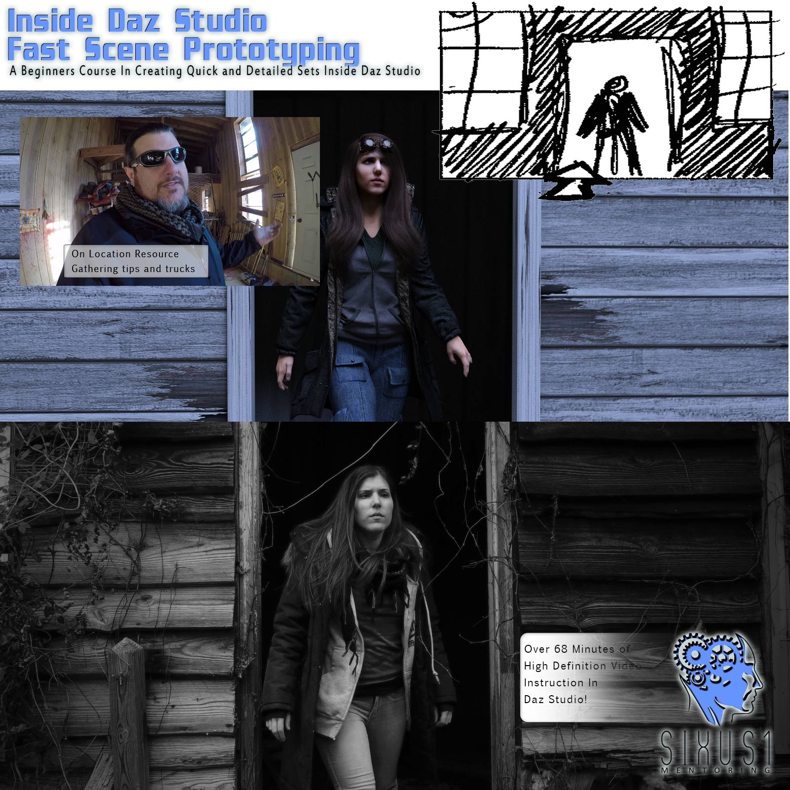 Inside Daz Studio - Fast Scene Prototyping by N/A