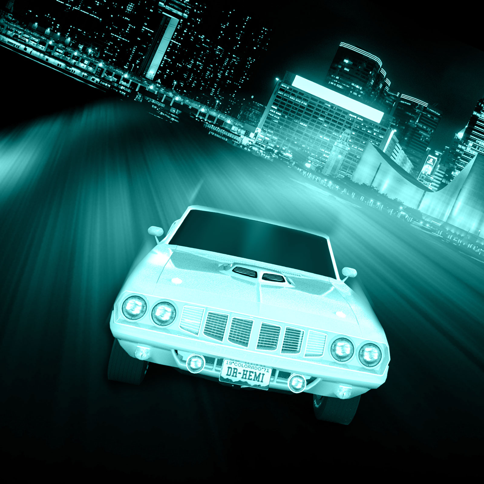 Night Car Race PS Brushes by N/A