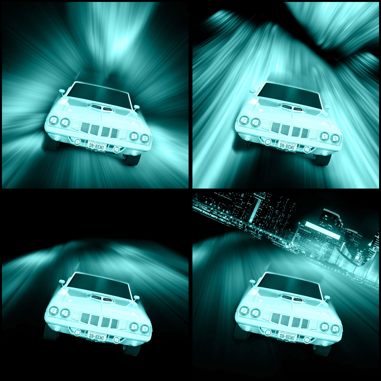 Night Car Race PS Brushes by N/A