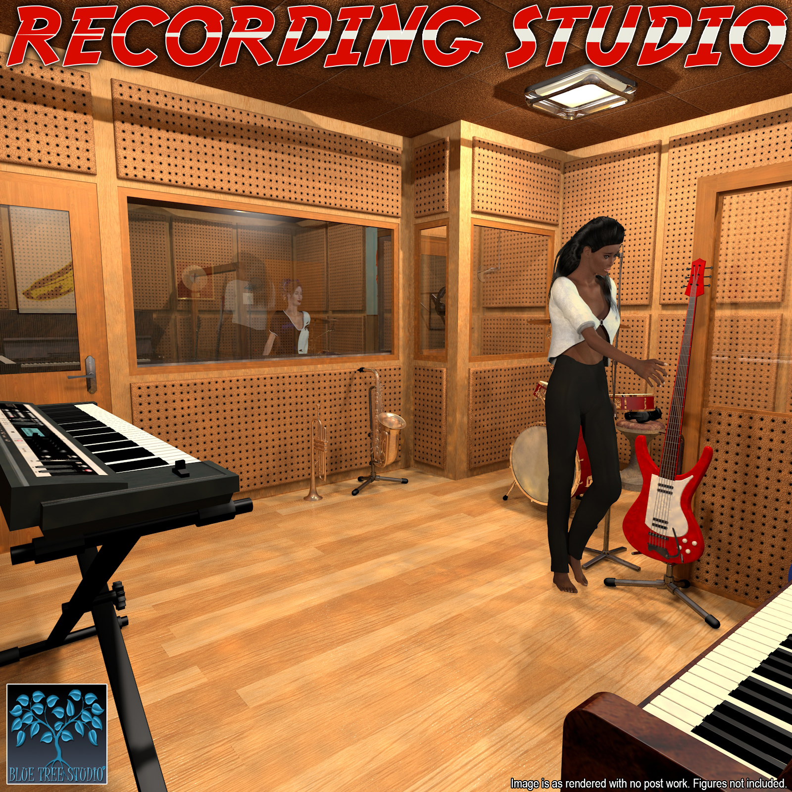 Recording Studio for Poser by N/A