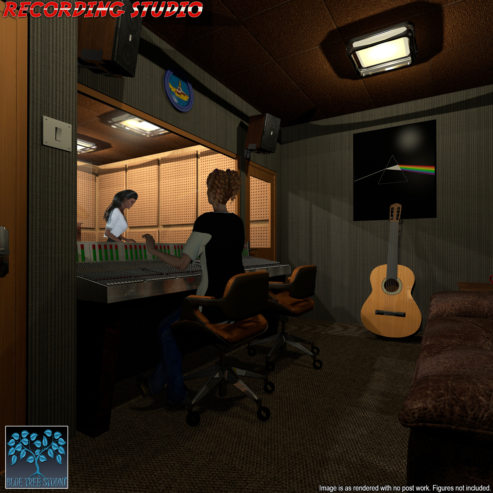 Recording Studio for Poser by N/A