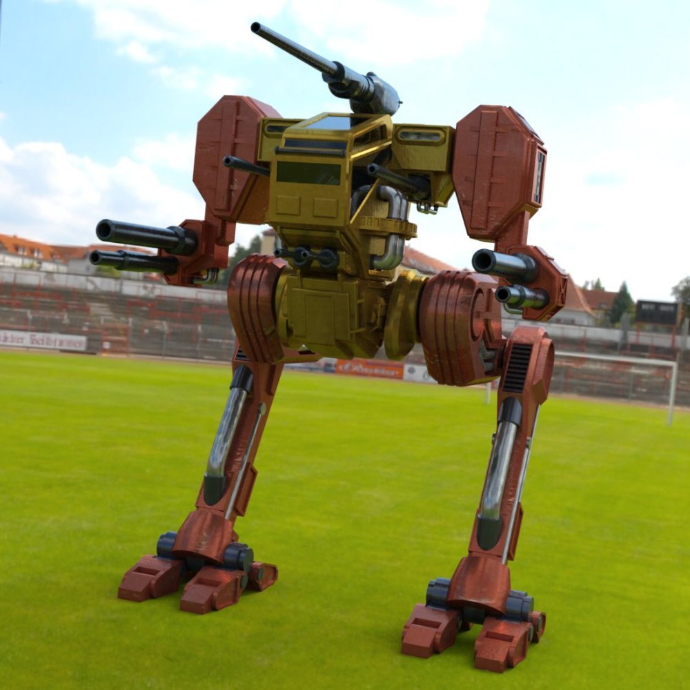 Hawksclaw Robot Mech  for DAZ Studio by N/A