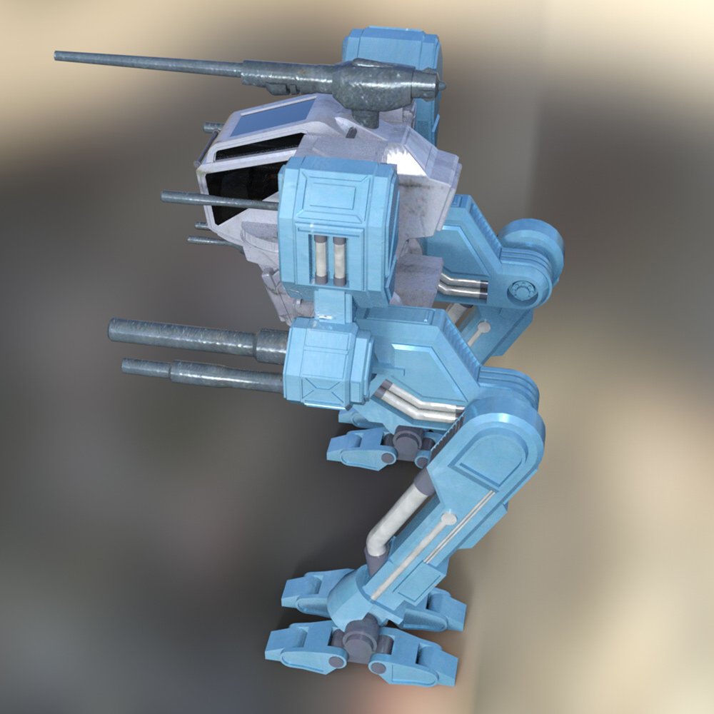 Hawksclaw Robot Mech  for DAZ Studio by N/A