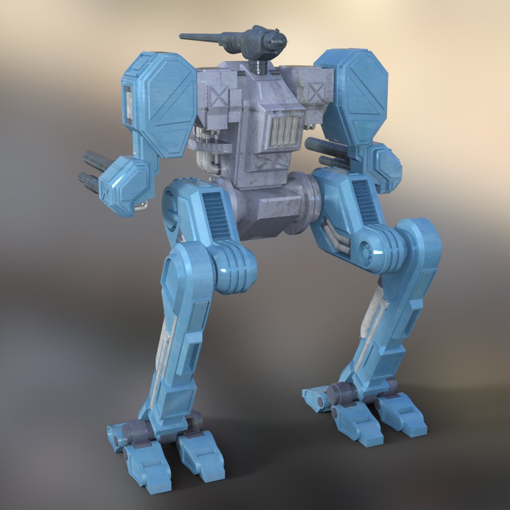 Hawksclaw Robot Mech  for DAZ Studio by N/A