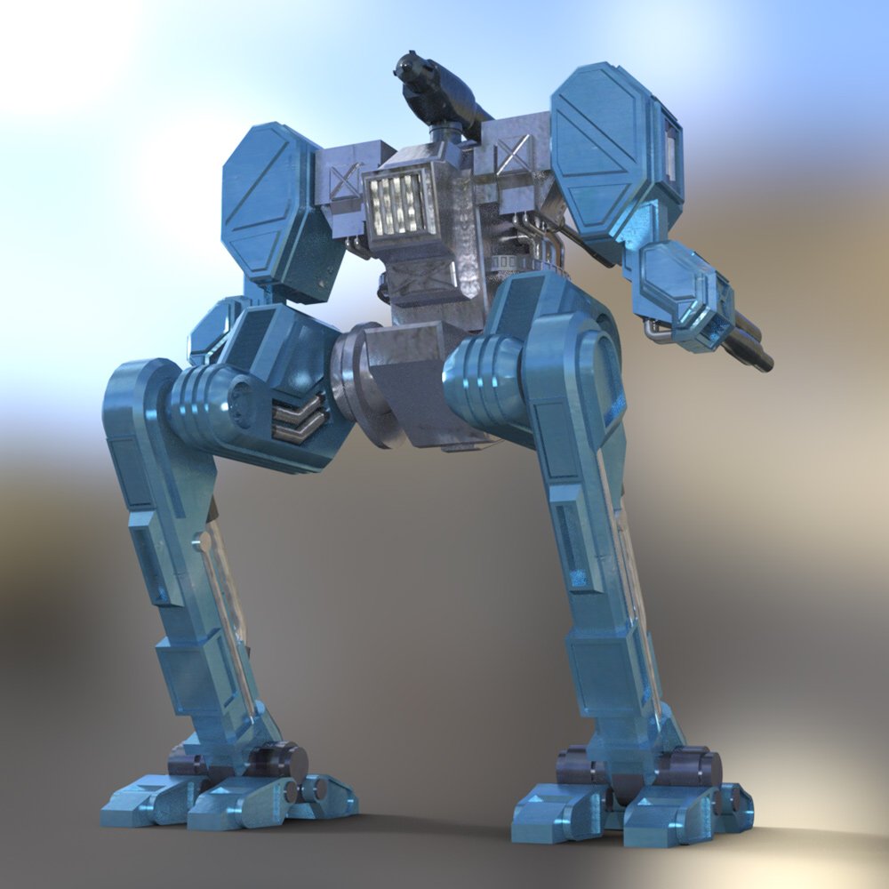 Hawksclaw Robot Mech  for DAZ Studio by N/A