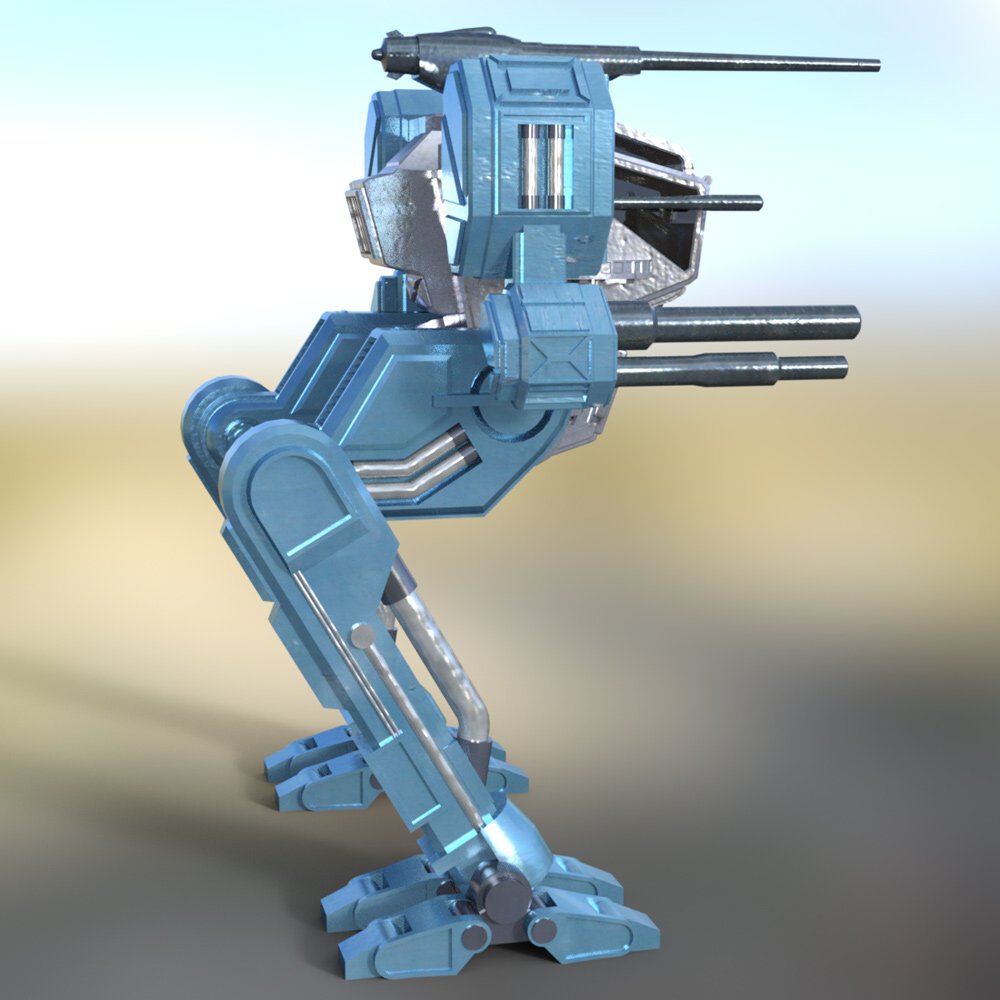 Hawksclaw Robot Mech  for DAZ Studio by N/A