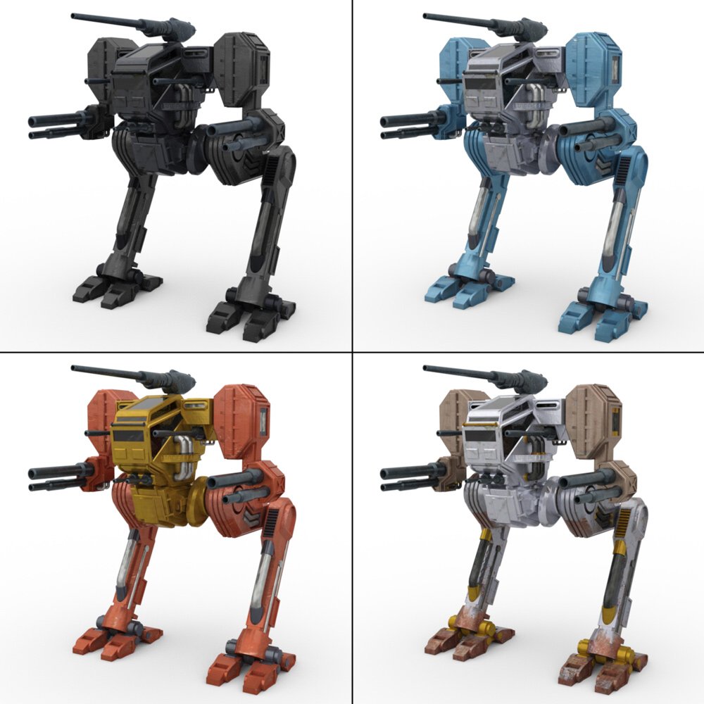 Hawksclaw Robot Mech  for DAZ Studio by N/A