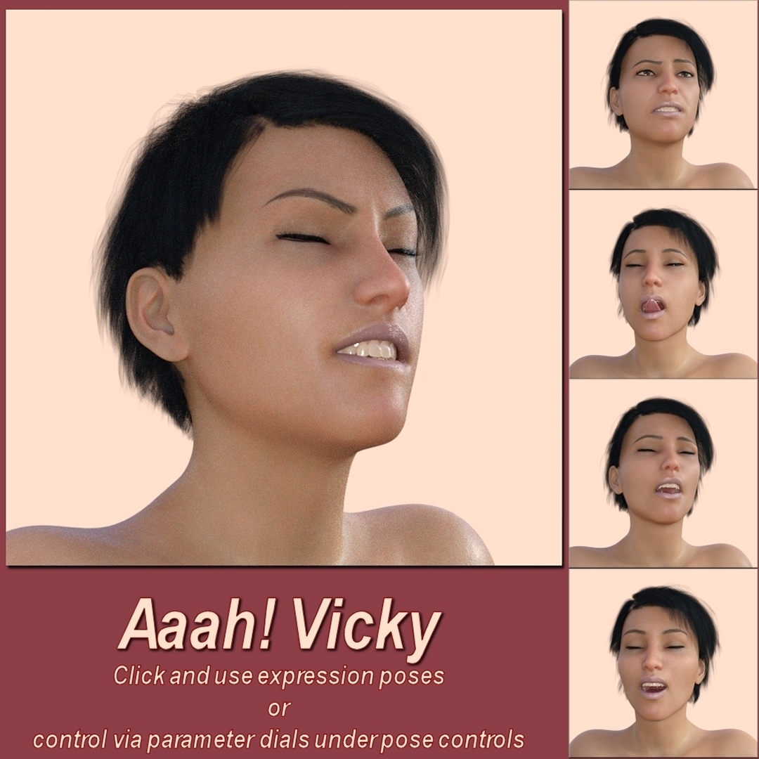 Aaah! Vicky8 for Daz Studio by N/A