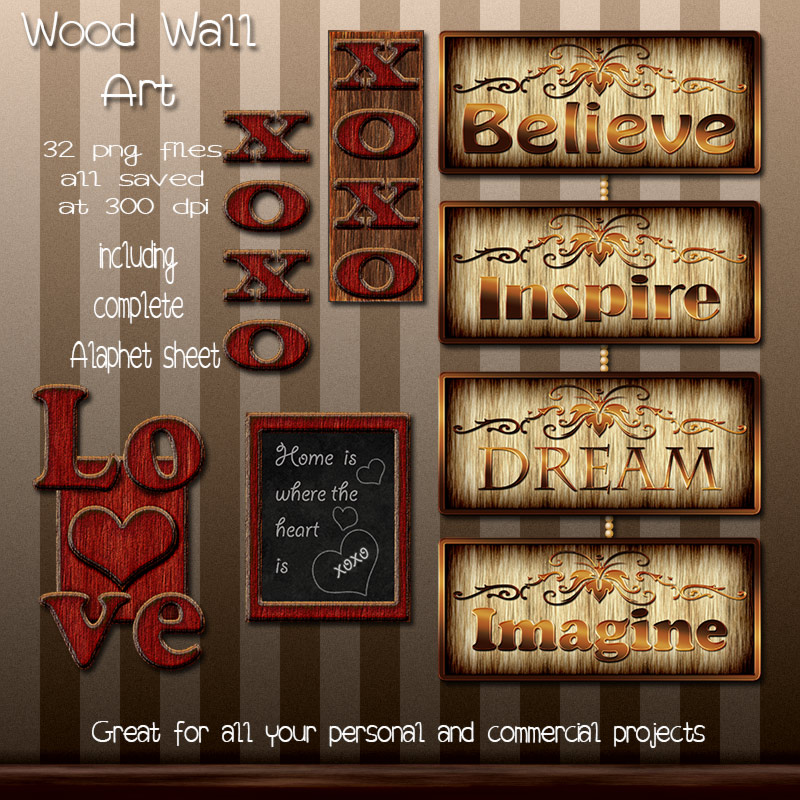 Wood Wall Art by N/A