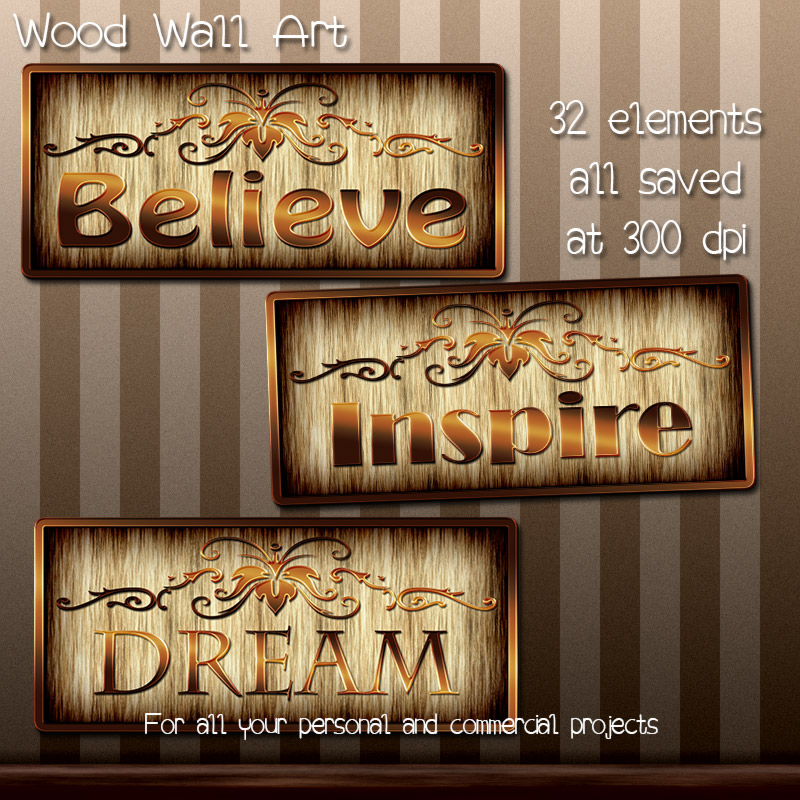 Wood Wall Art by N/A