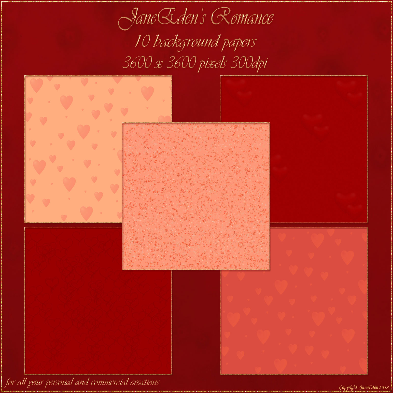 JaneEden's Romance Backgrounds by N/A