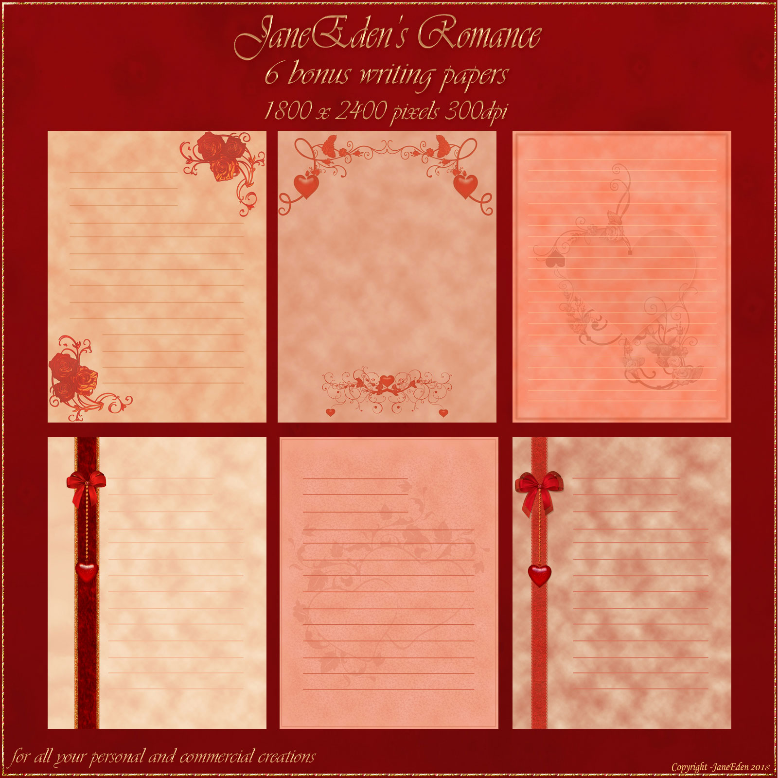 JaneEden's Romance Backgrounds by N/A