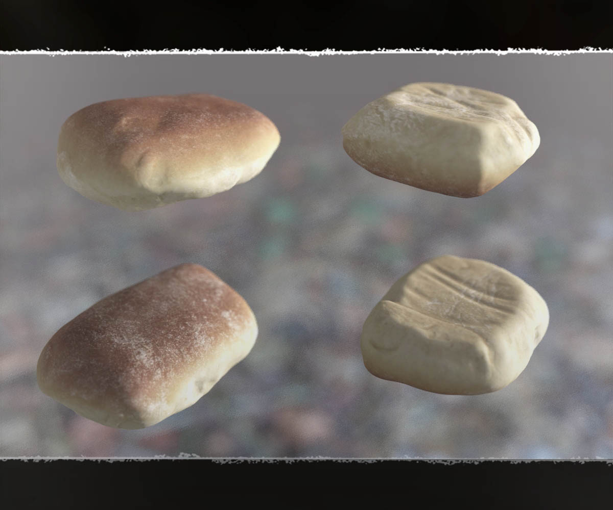 3D MiniScenery: Discarded Bread by N/A